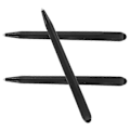 Miniatyrbillede 3 af 4: 3 stk. Touch Screen Stylus Infrarød Skærm Kapacitiv Stylus Elektronisk Whiteboard Touch Pen (FMY) Black 16.00X1.50X1.50CM