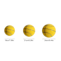 Miniatyrbillede 3 af 3: Handleshh Silent Basketball - Premium Materiale, Lydløs Skumbold, Unikt Design, Trænings- og Legehjælper  (FMY) Yellow 24cm