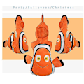 Miniatyrbillede 2 af 3: Børnetøj Dans Cartoon Tøj Performance Tøj Børn Mand Og Kvinde Baby Nemo Klovn Fisk Dyr (FMY) XL-  130-140cm