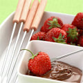 Pikkukuva 5 / 5: Fondue-haarukat, Juustofondue-tikut Puukahvalla Lämpöä Kestävällä Chocolate Fountain Roast M  (FMY) As Shown