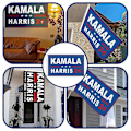 Miniatyrbillede 4 af 5: Kamala Harris 2024 Flag 3x5 Ft Harris til Præsident Flag med Messingøjer (FMY) A