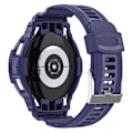 Miniatyrbilde 3 av 3: For Samsung Galaxy Watch4 Classic 46mm TPU Watch Strap Justerbar Band med Integrert Watch Case  (FMY) Ocean blue Samsung Galaxy Watch4 Classic