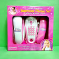 Miniatyrbilde 2 av 3: Nytt barn barn later som om intercom telefon sett interaktivt leketøy telefon sett 2 telefoner ringer lyd snakker med hverandre  (FMY) Story Phone