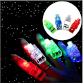 Miniatyrbilde 2 av 5: LED Fingerlys LED Fingerlys Fest Lys Finger Ring Gløder Ring Finger Lommelykt Leke Festartikler 24stk-tilfeldig Farge  (FMY)