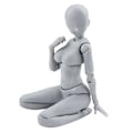 Miniatyrbild 2 av 5: Actionfigurer ritfigurer för konstnärer Actionfigurmodell Mänsklig mannekäng Man Kvinna Kits  (FMY) B