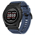 Miniatyrbilde 2 av 5: Klokkerem for Garmin Fenix 8 51mm/ Enduro 3/ Instinct 2X Universal 26mm Hurtigutløsende Nylon Canvas Klokkereim (FMY) Blue