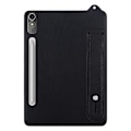 Miniatyrbillede 4 af 5: Til Lenovo Tab P12 Etui Håndrem Støttefod Læder Tablet Cover - Grå (FMY) Multicolor Black
