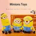 Miniatyrbild 3 av 3: Minions gosedjur plyschleksak Stuart/kevin/bob, Kawaii mjuk söt sovande plysch sängkudde Alla hjärtans dag för barn småbarn  (FMY) 37cm Kevin