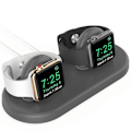 Pikkukuva 1 / 5: Type C AHASTYLE PT116 Apple Watch -kellolle, kaksoisasentoinen latausteline, älykellon laturiteline (FMY) Multicolor Style A