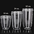 Miniatyrbilde 3 av 3: Pakke med 2 erstatningsbeger for Nutribullet (FMY) 24 oz