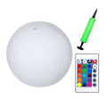 Miniatyrbillede 1 af 5: LED Lys 16 Farver Lysende Strandbold Multifunktionel Dekorativ Bold til Havefest (FMY) Set A With Pump