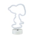 Miniatyrbillede 3 af 3: Snoopy Neon Lys Skilte Varmt LED Neon Kunst Dekorativ Bordlampe Børneværelse Fødselsdagsfest Lys (hvid)(FMY)