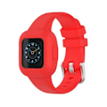 Pikkukuva 2 / 5: Silikoniranneke GarminFit JR 3 lapsille Yleinen älykello urheilukello Puhdas väri ranneke Garmin vivofit JR3 (FMY) Bright Red