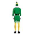Miniatyrbild 2 av 5: Buddy Elf-kostym för jul med byxor, jacka, skor, hatt och bälte - Andningsbart outfit för män, pojkar - Bekvämt (FMY) M
