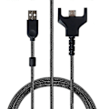 Miniatyrbilde 1 av 3: Jinzhaolai Erstatningskabel i Nylonflettet USB for Lading, Data og Spill for Logitech G Pro X Superlight Glorious Model O D Trådløs Gamingmus (FMY)