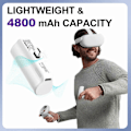 Pikkukuva 5 / 5: 5000mAh Akkupaket Virtapankki Oculus Quest 2 -lisävarusteille (FMY)