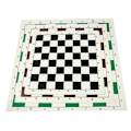 Miniatyrbilde 4 av 5: Klassisk Brett for Sjakk, Rullbar, Flat, Internasjonal Sjakk (FMY) 43cm Black