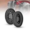Miniatyrbild 2 av 5: 1 Par Hög Elasticitet Öronkuddar Mjuka Öronkåpor Hörlursöronmuffar Skyddande Kudde Med Spänne För Sennheiser Rs120/100/110/115/117/119  (FMY) 3