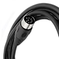 Miniatyrbillede 5 af 5: 8-polet DIN Han til Han Højttaler Audio Kabel Adapter til Overvågning Bilcomputere TV Præcision 5m (FMY)
