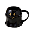 Miniatyrbilde 2 av 5: 14oz Halloween Spøkelseskopp Søt Keramisk Spøkelseskopp Koselig Spøkelsesdekorasjon Skummel Spøkelseskopp Ghostface-kopp Kaffebeger for Voksne Barn Kvinner (FMY) Black One Size