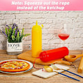 Miniatyrbilde 4 av 5: 2 stk Falske Sennep og Ketchup Flasker Plast Condiment Jet Dispenser Spøk Leke (santanxing)  (FMY)