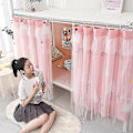 Miniatyrbilde 4 av 5: Enkeltseng køyeseng gardiner blackout klut gasbind seng telt gardin 1.15m*2m  (FMY) pink 115CM*200CM