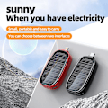 Pikkukuva 5 / 5: Mini aurinkovoimapankki, kannettava avaimenperä virtapankki matkapuhelimelle 1200mAh (FMY) Red: For type-c