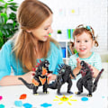 Pikkukuva 4 / 4: 10 sarjaa Godzilla-elokuvan hirviöitä Godzilla vs. Kong -leluja, Raton Mosla King Kidora, kolmipäinen lohikäärme palapeli tähti käsityö nukke koristeet kuningas (FMY)