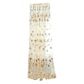 Miniatyrbilde 1 av 5: Nyttig Tyllgardin Vaskbar Tynn Polyester Glatt Overflate Transparent Gardin for Innendørs (FMY) beige