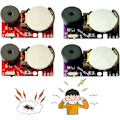 Miniatyrbillede 5 af 5: Random Noise Maker, 2024 Nyeste Random Noise Maker, Noise Maker, Prank Noise Maker til Fest (FMY) Red and purple 4pcs
