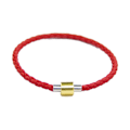 Miniatyrbild 1 av 5: Kabbalah Armband Äkta Läder med Titanstål Spänne Justerbar Armband (FMY) 2