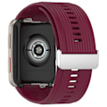 Pikkukuva 1 / 5: Huawei Watch D:n korvaava ranneke, säädettävä silikoninen kellohihna (FMY) Wine Red