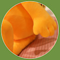 Pikkukuva 3 / 3: Plush-lelu söpö Pp-puuvilla täytetty lelu Garfield-nukke asema maksu Plush-lelu (FMY)