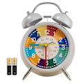 Miniatyrbild 2 av 3: Väckarklockor för sovrum Barnväckarklocka, Analog väckarklocka, Tickfri, Lärande väckarklocka, Barnkvartsväckarklocka (FMY) F