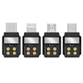 Miniatyrbilde 3 av 5: Smarttelefonadapter for Dji Pocket 2 Osmo Pocket Ios Lightning Micro Usb-c Android Positiv Standard Reverse Data Gimbal Parts  (FMY) Grey