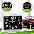 Miniatyrbild 4 av 5: Easylife Set med 2 EasytoRead Tysta GlowintheDark Väckarklockor, Tyst Väckarklocka, Glow Klocka, Extra Stora Siffror Väckarklocka  Fullt Garanterad  (FMY)