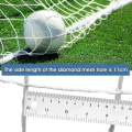 Miniatyrbillede 4 af 5: Fodboldnet Udskiftning, Holdbar Fodboldmål Udskiftningsnet Til Udendørs Sports Fodbold Fodboldtræning (Kun Net)  (FMY) 6X4FT