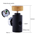 Miniatyrbilde 3 av 5: Inflasjonsadapter for CO2 CO2-sylinder med TR21-4 hann-gjenge Maker Valve Refill Tilbehør med (FMY) As Shown