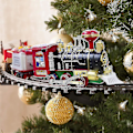 Miniatyrbillede 4 af 5: Zk-juletog I Midten Af ​​Juletræet 258051 Batteridrevet Tog, 33 Lys, Julemelodi, Julepynt The   (FMY)