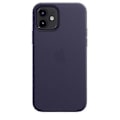 Miniatyrbilde 3 av 4: Lærtelefonveske for iPhone 12/12 Pro Lærveske med MagSafe  (FMY) Deep Violet