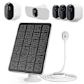 Miniatyrbilde 5 av 5: Solcellepanel for Arlo Pro 4/Ultra 2/Pro 3/Ultra/Pro 5S Overvåkingskamera Ladepanel - (FMY) Multicolor Black