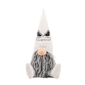 Pikkukuva 1 / 5: Halloween-kääpiö Käsintehty Tomte Ruotsalainen Kääpiö Istumassa Nisse Skandinaavinen Kääpiö (FMY) White