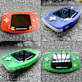 Miniatyrbild 3 av 5: Transparent Full Set för Case Cover Frame Reparation Parts Kit för GameBoy Advance f  (FMY) transparent blue