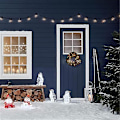 Miniatyrbillede 4 af 5: 3 stk. Lysende Pingvin Julepynt pvc Pingvin Julepynt med Led Mini Lys  (FMY) Small