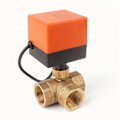 Miniatyrbillede 1 af 3: Dn20/dn25 220v 4w Elektrisk Motoriseret Kugleventil 2 Vejs 3 Tråds Messingventiler Værktøj  (FMY) DN20-3Wage