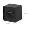 Miniatyrbilde 2 av 5: Intervju mikrofon håndholdt adapter for trådløs Go/GoII/ Mic//Trådløs sender, håndholdt adapter (FMY) Black