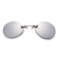 Pikkukuva 1 / 4: Retro pyöreät nenälle kiinnitettävät aurinkolasit Matrix Morpheus -elokuvasta (FMY) Silver Lens