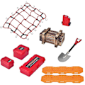 Pikkukuva 1 / 5: 9 in 1 säiliön varastointi matkatavarat netto lapio yhteensopiva 1/10 Rc Traxxas Trx4,1  (FMY)