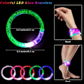 Miniatyrbillede 5 af 5: 60 stk. Glow Party Tilbehørssæt - Inkluderer 20 LED Shutter Briller, 20 Glow Pandebånd, 20 LED Glow Armbånd, Neon Party Favør til Fødselsdag (FMY) Universal