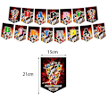 Miniatyrbilde 2 av 5: Power Rangers Temafest Pynt Ballonger Banner Kake Topper Sett (FMY)